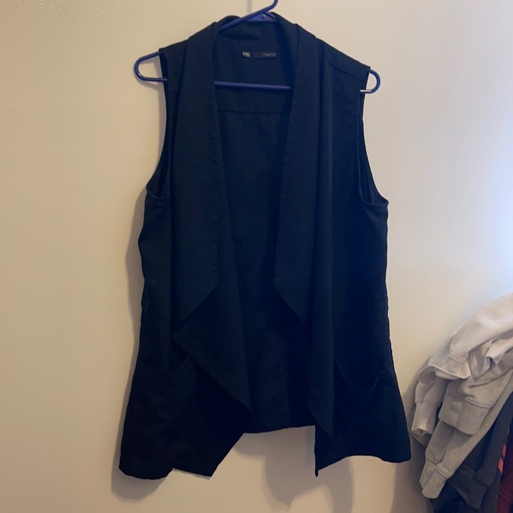 Women’s black vest from Maurices
